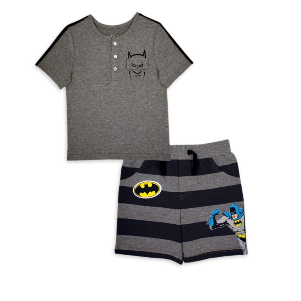 NEW!!! Batman Outfit for Boys w/ Shirt and Shorts